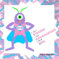 i am strong i am courageous i am a girl 