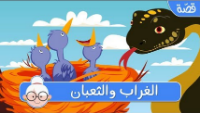 الغراب والثعبان - فيديو
