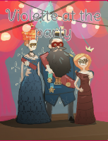 Violette at the party