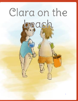 Clara on the beach